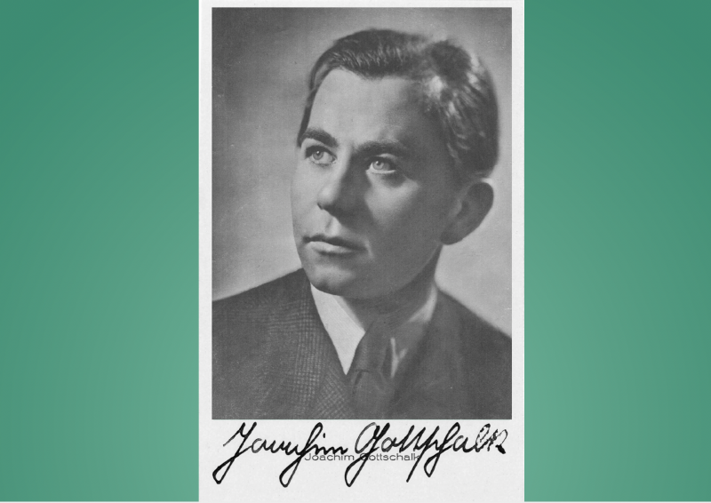 Die tödliche Freiheit des Schauspielers Joachim Gottschalk. Mit Dr. Rosemarie Killius und Michael Quast